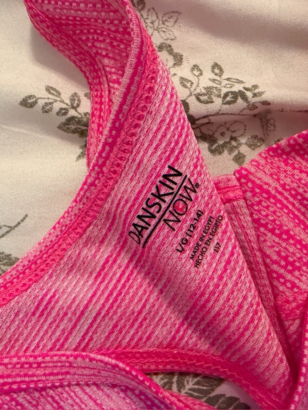 Pink Racerback Tank Top - Picture 3 of 3